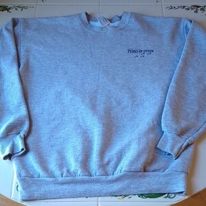 The Great Trails 🥾🌲🧭 Peaks of Otter Sharp Top Mtn Virginia Map Sweatshirt